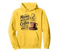 La mamma ha bisogno del suo caffè prima che i bambini si svegliino Felpa con Cappuccio