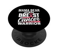 La mamma orso di un guerriero del cancro al seno sostiene il cancro al seno PopSockets PopGrip Adesivo