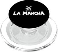La Mancha - Mulino a vento spagnolo Don Chisciotte, stampa bianca PopSockets PopGrip per MagSafe