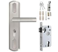 La maniglia di entrata della stanza dell'acciaio inossidabile della porta antifurto con e le chiavi di sicurezza delle leve facili installa la porta