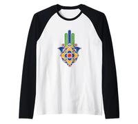LA Mano di FATMA - Gioco Kabyle Maglia con Maniche Raglan