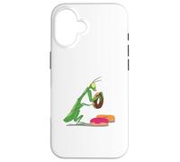La mantide religiosa preferisce mangiare ciambelle Custodia per iPhone 16