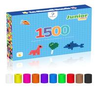 La Manuli Perline da Stirare 10mm Grandi - 1500 Pezzi XL Perline Creative Bambini 3+, Set di Ricarica