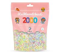 La Manuli Perline da Stirare 2000 Pezzi 5mm - Kit per Creazioni Artistiche - Sacchetto Richiudibile - Compatibilità Universale - Ideale per Bambini e Adulti
