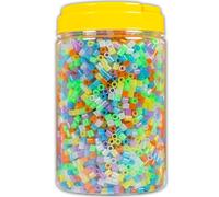 La Manuli Perline da Stirare Glitter - 5000 pz 5mm, 2 Pinze, Accessori per Creazione Gioielli Fai da Te