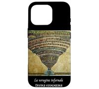 La Mappa dell'Inferno Divina Commedia di Dante dipinto di Botticelli Custodia per iPhone 16 Pro