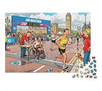 La Marathon Water Station Splash Puzzle in Legno Impermeabile DIY Puzzles Da 1000 Pezzi Regali Per Adulti Sfidanti E Rompicapo Giochi Educativi