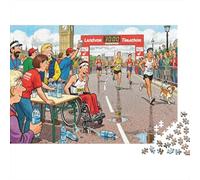 La Marathon Water Station Splash Puzzle in Legno Impermeabile DIY Puzzles Da 1000 Pezzi Regali Per Adulti Divertenti Giochi Di Impegnativi