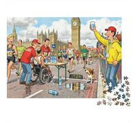 La Marathon Water Station Splash Puzzle in Legno Impermeabile Puzzles Da 1000 Pezzi Per Adulti Divertenti Per Decorazioni Domestiche