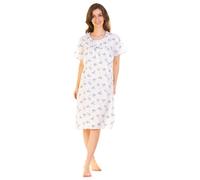 La Marquise Camicia Da Notte Donna In Poliestere Cotone Maniche Corte Leggera