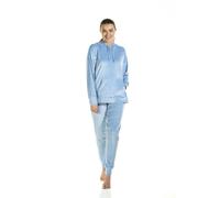 La Marquise Velour Pigiama Morbido in Plushknit Con Cappuccio Set di Pigiami