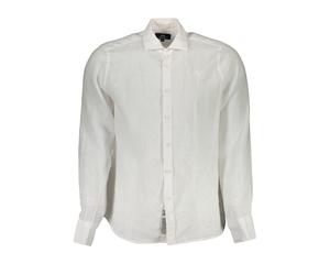 La Martina Abbigliamento Uomo Camicie Camicia maniche lunghe Bianco L Regular Fi