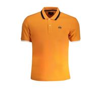 La Martina Arancione Cotton Men Polo - L