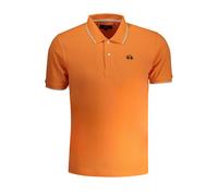 La Martina Arancione Cotton Men Polo Shirt - XXL