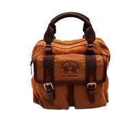 La Martina Borsa Donna JARAMILLO Marrone foulard stola bauletto weekend bag