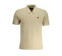 La Martina Beige Cotton Men Polo Shirt - S