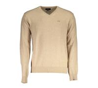 La Martina Beige Lyocell Men's Sweater - XL