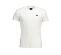 La Martina Bianco Cotton Men T-Shirt - L