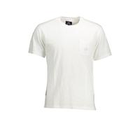 La Martina Bianco Cotton Men T-Shirt - M