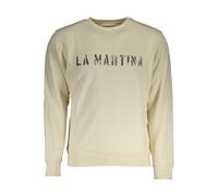 La Martina Bianco Cotton Mens Sweatshirt - XXL