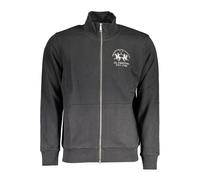 La Martina Black Cotton Men's Sweatshirt - XL