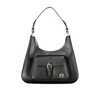La Martina Black Leather Women's Shoulder Bag