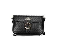La Martina Black Polyurethane Women Shoulder Bag