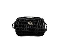 La Martina Black Polyurethane Women Shoulder Bag