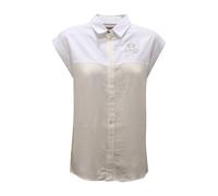 La Martina, ,Blouses & Shirts ,Donna ,Bianco ,L Camicia con scollo a V in vari tessuti