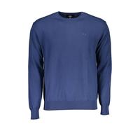 La Martina Blue Cotton Men Sweater - M
