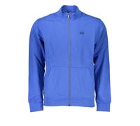 La Martina Blue Cotton Men Sweatshirt - XXL