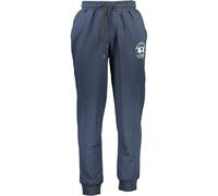 La Martina Blue Cotton Men's Track Pant - XL
