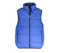 La Martina Blue Polyamide Men's Vest - XXL