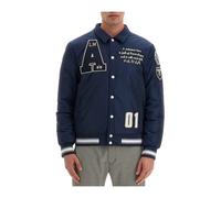La Martina - Bomber Jacket Blu in Poliestere - - Jackets - Uomo - Blu - S
