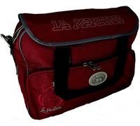 La Martina Borsa Cartella Con Tracolla Porta Pc bordeaux uomo donna