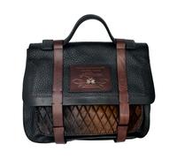 La Martina - Borsa Messenger in Pelle Nera - -Bags -Donna -Nero -ONE SIZE