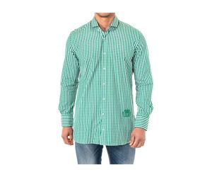 La Martina - Camicia a Maniche Lunghe a Quadri - - Shirts - Uomo - Verde - S