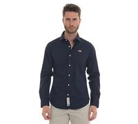 La Martina Camicia a Maniche Lunghe Slim Fit YMC002-PP483 Uomo