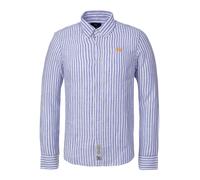 La Martina Camicia blu / bianco Uomo - Abbigliamento - Taglie comode - Camicie da uomo La Martina XL