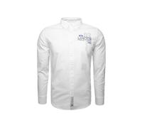 La Martina Camicia 'MAC301' grigio / blu violetto / bianco Uomo La Martina L