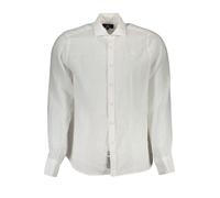 La Martina - Camicia Bianca Maniche Lunghe Ricamo Logo - - Shirts - Uomo - Bianco - XL