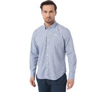 La Martina Elegant Checkered Cotton Shirt with Embroidered Logo - XXL