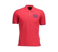 La Martina Elegant Pink Polo: Casual Luxury for Men - XXL