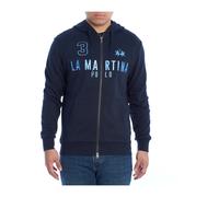 La Martina - Felpa con cappuccio e zip - - Sweatshirts & Hoodies - Uomo - Blu - S