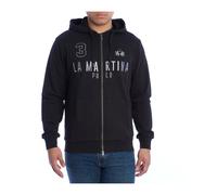 La Martina - Felpa con cappuccio e zip - - Sweatshirts & Hoodies - Uomo - Nero - S