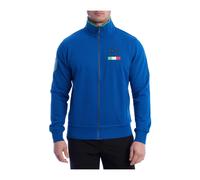 La Martina - Felpa con zip e design classico - - Sweatshirts & Hoodies - Uomo - Blu - XL
