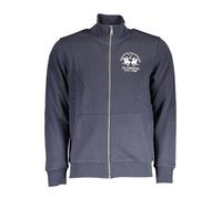 La Martina, ,Sweatshirts & Hoodies ,Uomo ,Blu ,XL Maglione Uomo in Cotone Blu con Ricamo