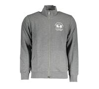 La Martina, ,Sweatshirts & Hoodies ,Uomo ,Grigio ,XL Elegante Maglione con Maniche Lunghe e Zip