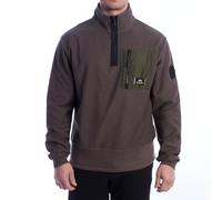 La Martina Felpa da Uomo con Mezza Zip vestibilità Regolare YMF601-FP565