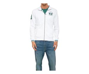 La Martina - Fleeces in Cotone Bianco - - Jackets - Uomo - Bianco - L